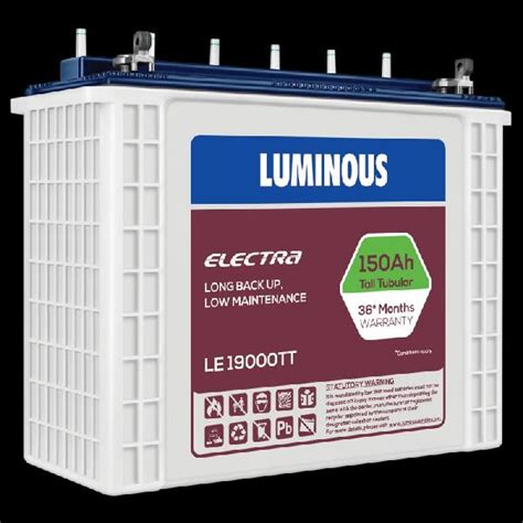 Luminous Electra 150ah Tubular Battery At Rs 9600 Piece In Noida
