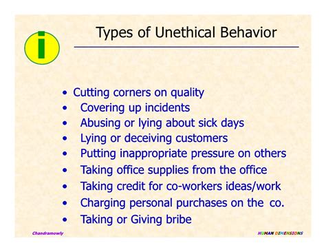 When is a company's behavior unethical but legal? Business Ethics Workshop Slides By Chandramowly