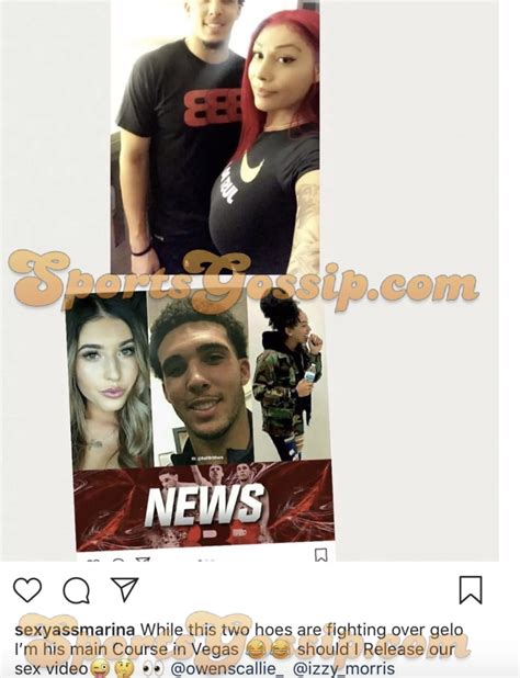 transgender marina fuentes ig post saying she has sex tape with liangelo ball pics vids