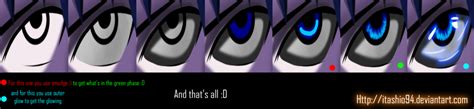 Sasuke Eye Coloring Steps Tutorial By Itashio94 On Deviantart