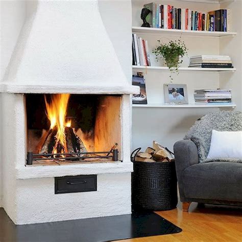 60 Scandinavian Fireplace Ideas For Your Living Room 8