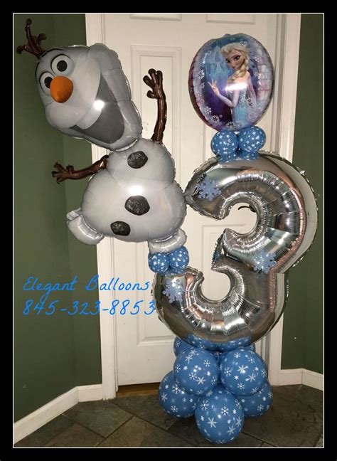 Frozen 3rd Birthday Balloon Delivery Frozenballoons Frozen Balloon