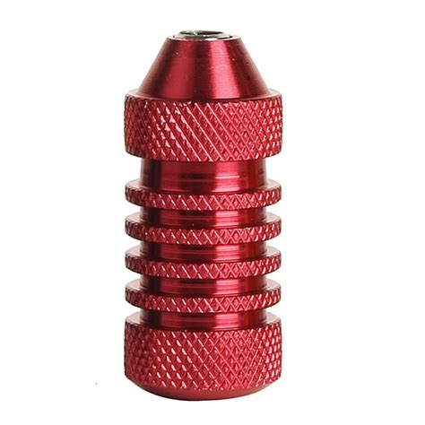 One 25mm Red Non Slip Aluminum Alloy Tattoo Machine Grip With Tube