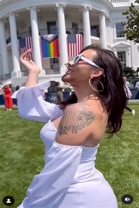 Rose Montoya Exposes Breasts During White House Pride Party After Meet