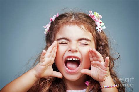 Little Girl Screaming Photograph By Anna Om Pixels