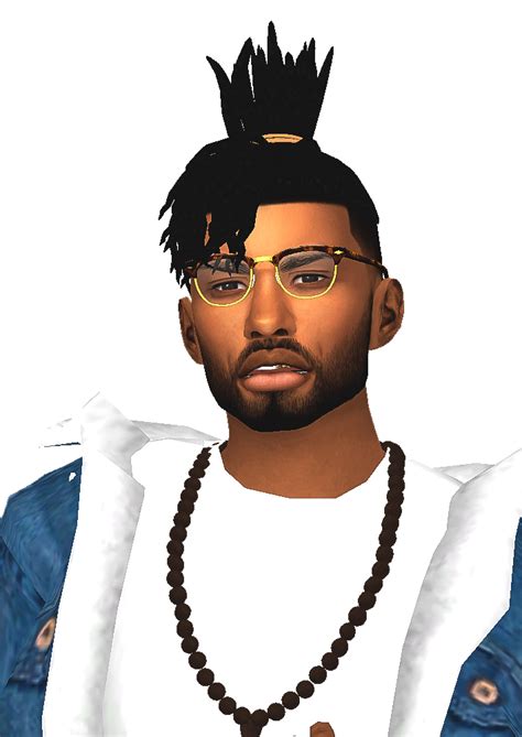 Ebonix Killmonger Dreads Sims Hair Sims 4 Hair Male Sims 4 Black Hair