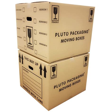 buy 5 strong extra large cardboard storage packing moving house boxes with carry handles and