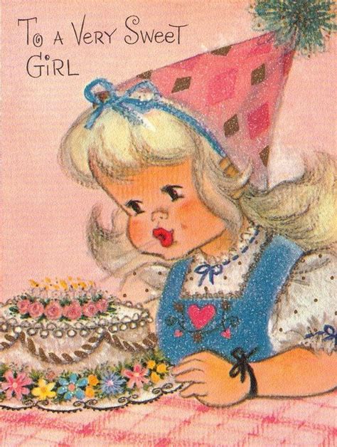 Vintage Hallmark 1960s Happy Birthday Vintage Vintage Birthday Cards