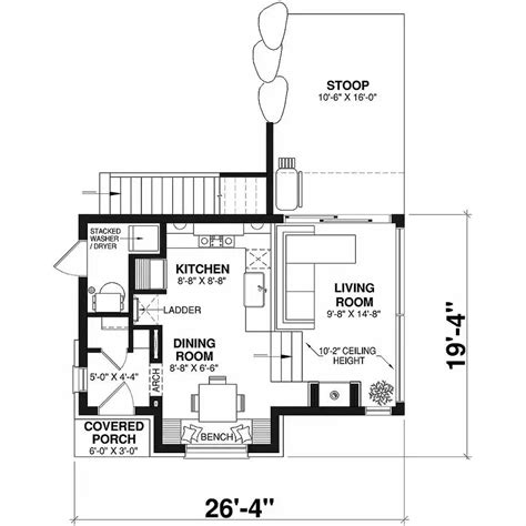 Rustic Modern Cottage Style House Plan 3761 Rifugio 3761