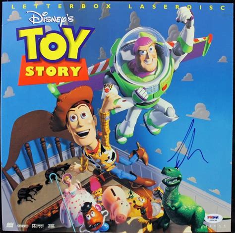 19999 Tim Allen Toy Story Authentic Signed Laserdisc Cover Psadna