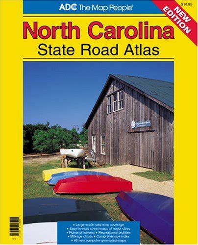 North Carolina Road Atlas By Adc Map Abebooks