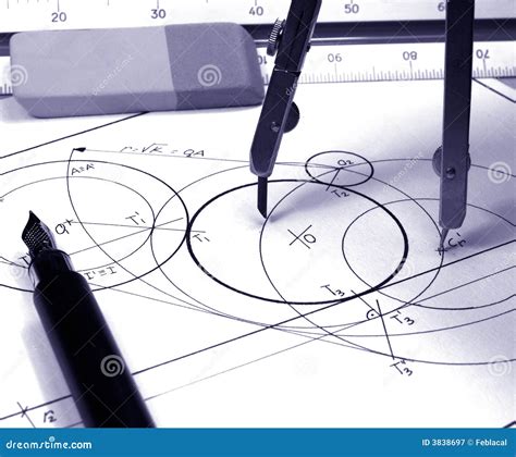 Tech Draw Stock Image Image Of Drawing Maths Dwelling 3838697