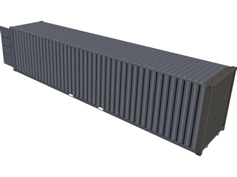 Container 40ft Cad Model 3dcadbrowser