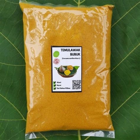 Bubuk Serbuk Powder Temulawak Isi 1kg 1 Kg Murni Lazada Indonesia
