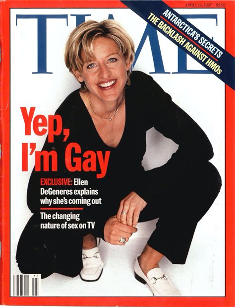 ellen degeneres on twitter i remember coming out as gay on the cover of time magazine 25