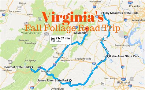 The Virginia Fall Foliage Road Trip 2017