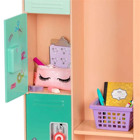 Our Generation Classroom Cool Locker Set For 18 Inch Dolls Toys R Us