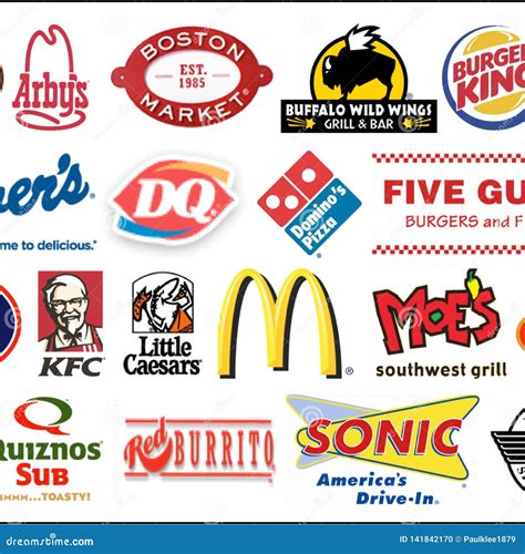 Fast Food Logo Stock Illustrations 60507 Fast Food Logo Stock