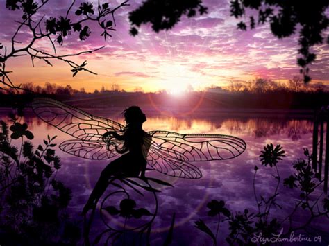 Appreciation By Liza Lambertini Fairy Silhouette Enchanted Forest