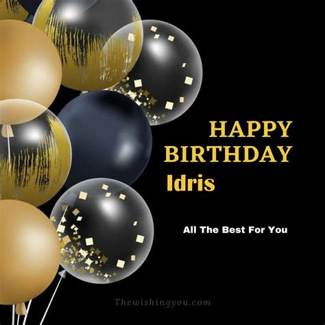 100 Hd Happy Birthday Idris Cake Images And Shayari