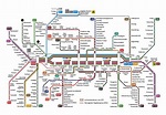Mapa grande de metro detallado de Múnich | Múnich | Alemania | Europa ...
