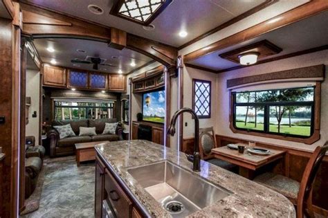 37 Top Rv Living 5th Wheels Interior Ideas Decoration Luxury Rv Rv