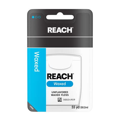 Buy Reach Unflavored Waxed Dental Floss Oral Care Ada Accepted 55