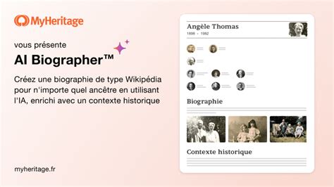 Présentation Dai Biographer Créez Une Biographie De Vos Ancêtres