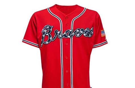 Our custom braves jerseys feature authentic team logos and colors as well as include your choice of player's name and number. Atlanta Braves Introduce New Patriotic Alternate Jersey | Chris Creamer's SportsLogos.Net News ...