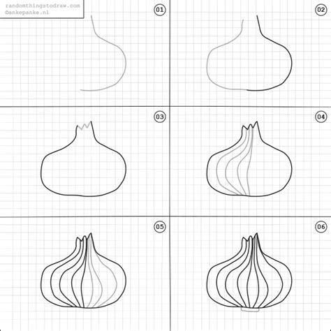 How To Draw An Onion Easy Drawings Step By Step Drawing Drawings