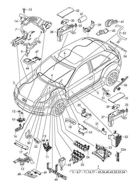 2007 Audi A3 Wiring Conduit Electronic Control Module For 4 Wheel Drive