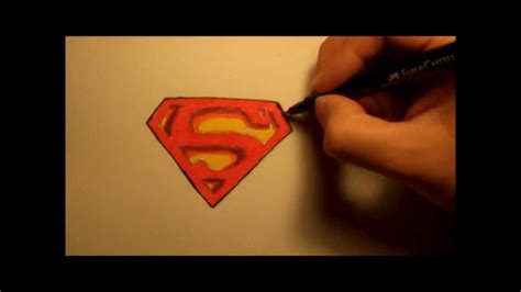 How To Draw Superman Logo In 3d Step By Step Youtube