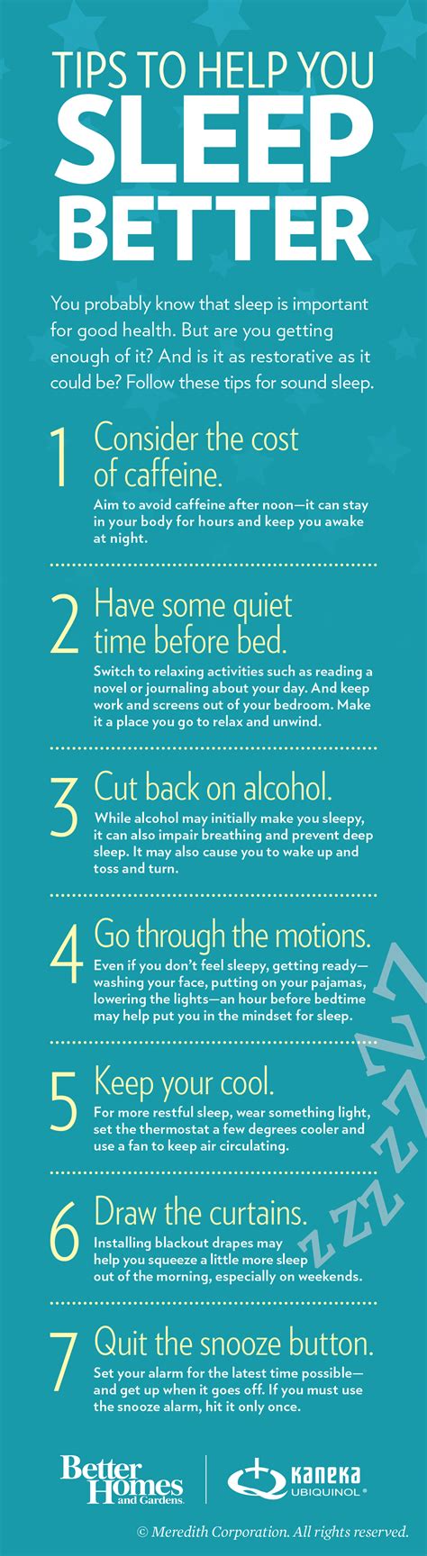 seven tips to help you sleep better ubiquinol