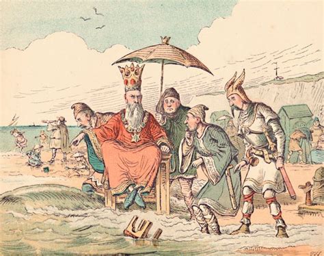 The Ancient Tale Of How King Canute Commanded The Waves To Go Back In