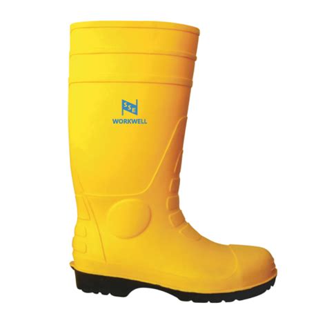 Pvc Rain Boots Yellow