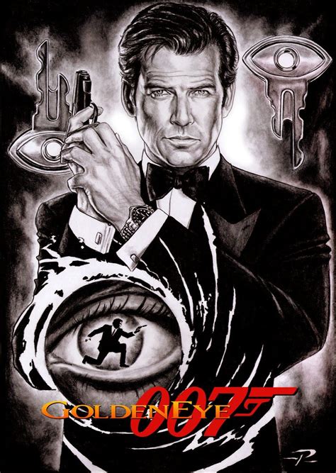 Goldeneye Artwork By Patricio Carbajal James Bond Movie Posters James