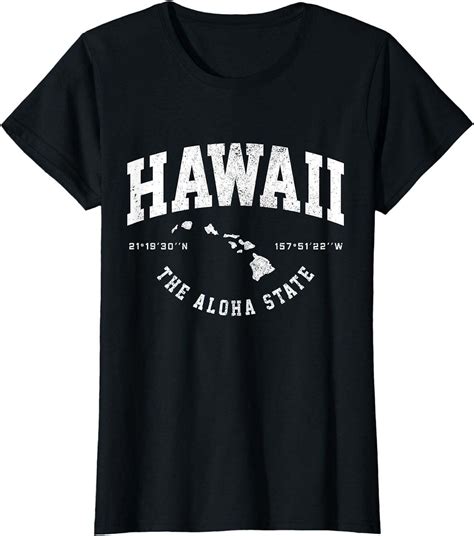 Unveil the Magic of Hawaii with the Vibrant State Map Tee - Your