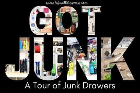 get inspired to organize with a junk drawer tour