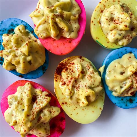 Make These Pretty Colored Deviled Eggs For A Twist On The Traditional