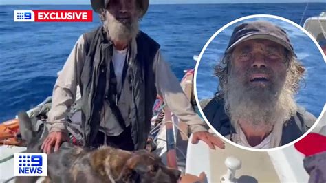 Video Moment Sailor Rescued After Months At Sea Eating Raw Fish News