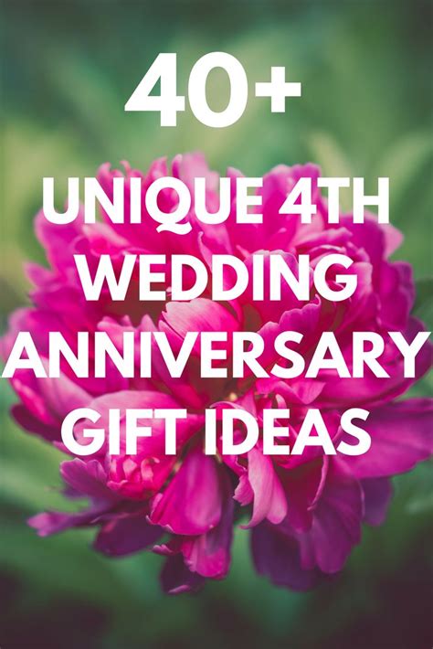 In that case you can get her an. Best 4th Wedding Anniversary Gift Ideas for Him and Her ...