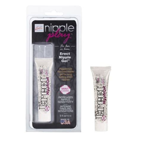 nipple play erect nipple peppermint flavored tingling arousal gel 0 5 oz 716770026491 ebay