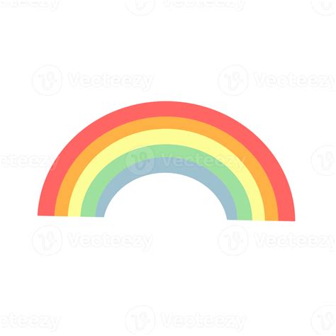 Cute Rainbow For Kids Design Element 18760459 Png