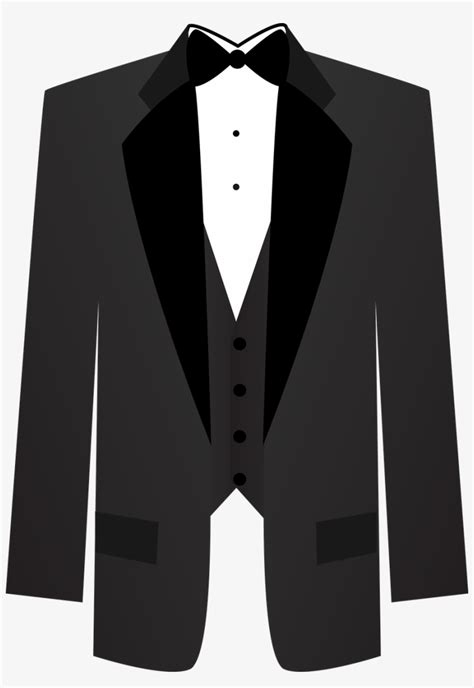 900 X 1264 2 Tuxedo Clipart Black And White Transparent Png