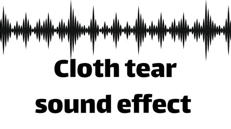 Cloth Tear Sound Effect No Copyright YouTube