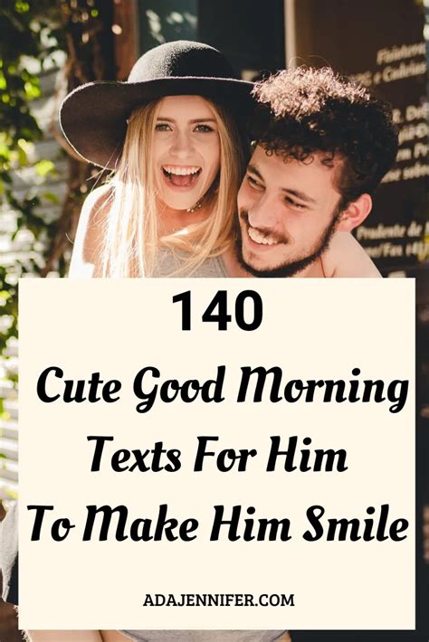 21 funny good morning messages; Cute Good Morning Texts For Him To Make Him Smile - Ada ...