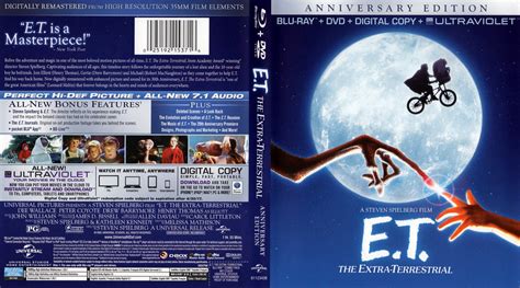 Et The Extra Terrestrial Movie Blu Ray Scanned Covers E T The