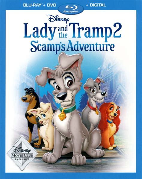 Lady And The Tramp 2 Scamps Adventure 786936857245 Disney Blu Ray