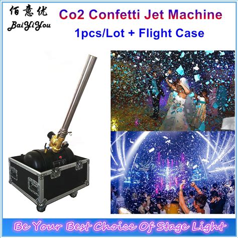 Big Co2 Confetti Color Paper Jet Machine Power Control