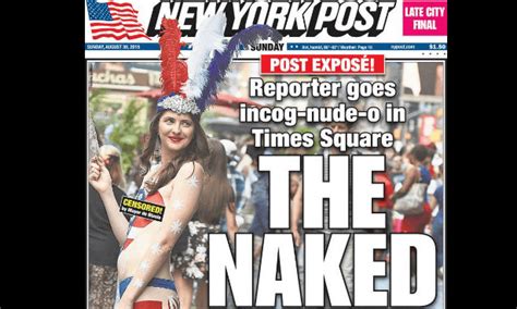 New York Reporter Strips Off For A Piece Of Undercover Journalism New